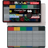 Multispitzenset - STABILO Creative Tips - ARTY - 30er Metalletui - CLASSIC - in 6 verschiedenen Farben