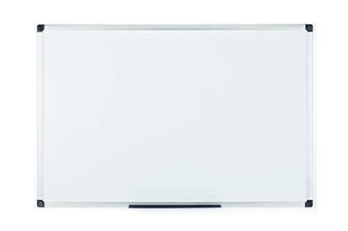 Bi-Office Magnetisches Whiteboard Maya - 240 x 120 cm - Magnetwand mit Trocken Abwischbar Lackierte Stahloberfläche, Magnettafel mit Alurahmen Und Stifteablage, Memoboard
