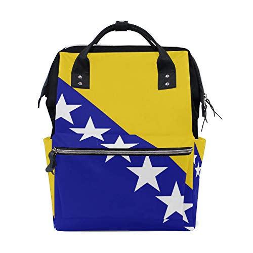 Muttertasche Wickeltasche mit Flagge von Bosnien und Herzegowina