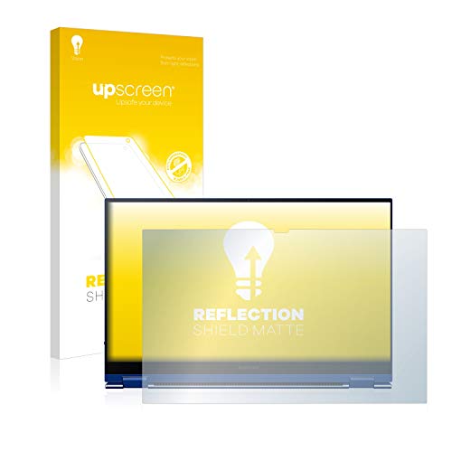 upscreen Entspiegelungs-Schutzfolie kompatibel mit Samsung Galaxy Book Flex 15.6" – Anti-Reflex Displayschutz-Folie Matt