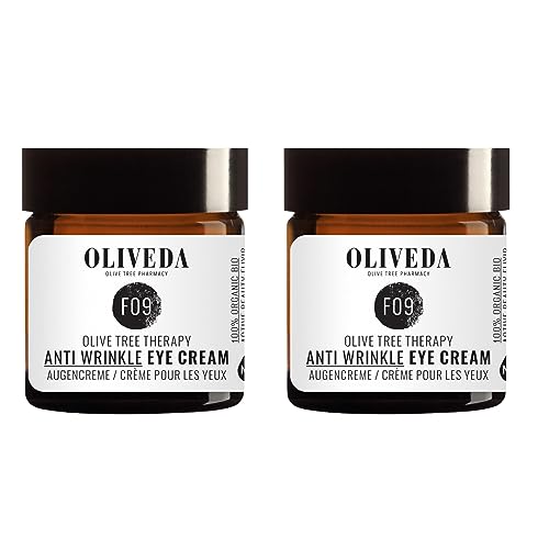 Oliveda F09 Augencreme - 2x30ml Augencreme Anti Wrinkle - Behandlung für dunkle Augenringe, Schwellungen, Linien und Fältchen