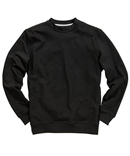 Redfield Sweatshirt mit Rundhalsauschnitt schwarz, Größe:4XL