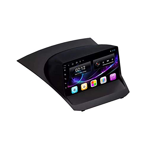 Sat NAV Autoradio Android 10.0 Radio für Ford Fiesta 2009-2017 GPS-Navigation 9-Zoll-Headunit HD Touchscreen MP5 Multimedia-Player Video mit WiFi DSP SWC Mirrorlink