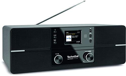 DIGITRADIO 371 CD BT Stereo Digitalradio (DAB+, UKW, CD-Player, Bluetooth, Farbdisplay, USB, AUX, Kopfhöreranschluss, Wecker, 10 Watt) schwarz
