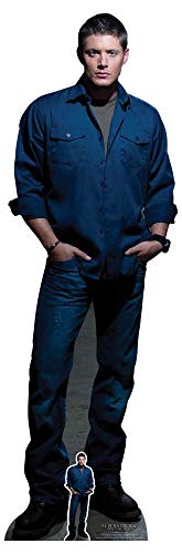 Supernatural - Dean Winchester - Blue Shirt - Lebensgroßer Pappaufsteller Standy - ca. 61x186 cm