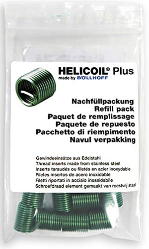 HELICOIL Plus Gewindeeinsätze Nachfüllpackung M5x5 P0,8 metrisch 20 Stück