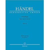 BARENREITER HAENDEL G.F. - AMADIGI HWV 11 - KLAVIERAUSZUG Klassische Noten Chor und Gesangsensemble