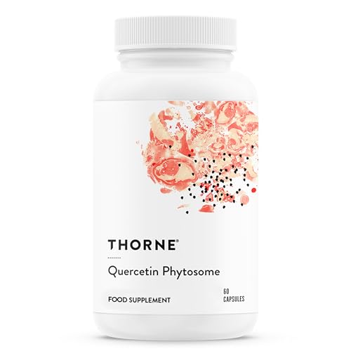 Thorne Quercetin Phytosome - Exklusiver Phytosom-Komplex für die Gesundheit des Immunsystems, zur Unterstützung der Atemwege und zur Linderung Saisonaler Allergien - 60 Kapseln