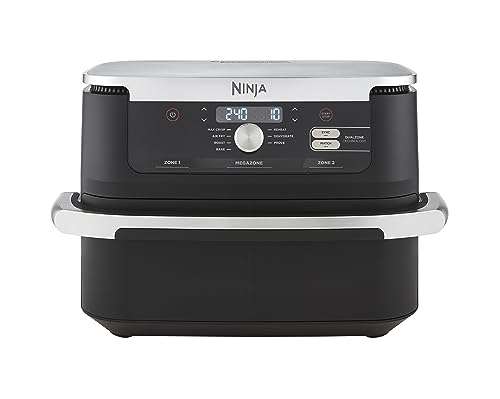 Ninja Foodi MAX Grill & Heißluftfritteuse [AF500EUCP] Smart Cook System, Amazon Exklusiv, 6-in-1, 3,8 L, Spieße, Bratrost, Silikonhandschuhe, Kupfer/Schwarz