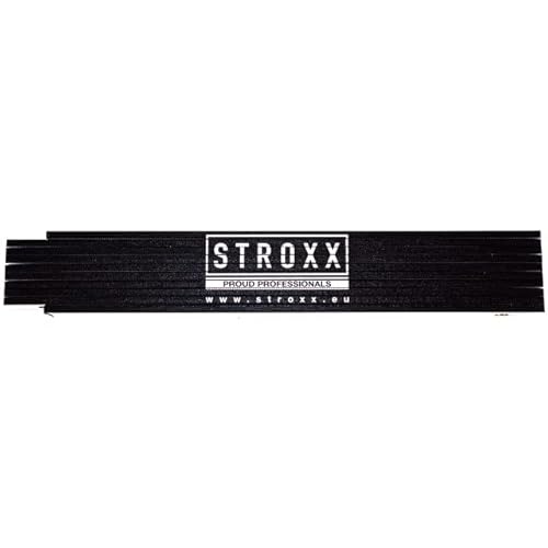 STROXX® Zollstock 5er/10er/20er/100er |2 Meter| Gliedermaßstab | Meterstab | mit innenliegendem Winkelbeschlag | Rastet genau im rechten Winkel ein (90°) | CE-Zertifizierung | Made in Germany (20)
