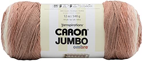 Caron 29661919005 Yarn Sepia Garn mit Jumbo-Print OMB, Acryl