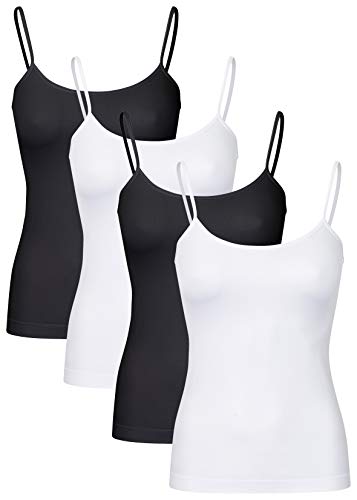 r-dessous 1 bis 6 St. Damen Trägerhemd Unterhemd nahtlos Microfaser Unterwäsche Groesse: L/XL