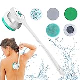 Elektrische Körperbürste,Duschbürsten-Reinigungsschrubber - Elektrischer Gesichtswäscher für Mädchen und Frauen, Gesichts- und Körperreinigungswäscher für die Gesichts- und Itrimaka