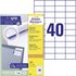 Avery-Zweckform 3651 Universal-Etiketten 52.5 x 29.7mm Papier Weiß 4000 St. Permanent haftend Tinte