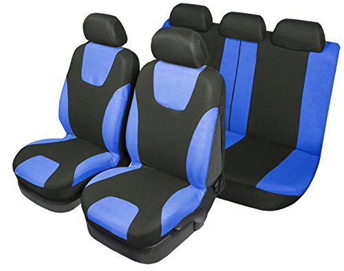 Sitzbezug Komplettset Comfort Style schwarz blau