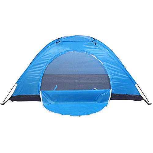 Nunafey EIN-Personen-Zelt, Kuppelzelte für Camping, wasserdichtes Outdoor-Zelt Rucksackzelt Leichte Zelte zum Wandern Angeln Klettern(Blau)