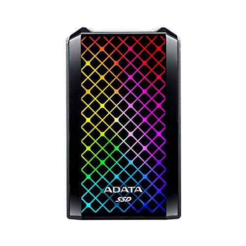 ADATA 1TB SE900G Externe SSD RGB Beleuchtung USB3.2 Gen2x2 Typ-C