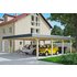 SKAN HOLZ Carport Wendland 630 x 879 cm mit EPDM-Dach, schwarze Blende