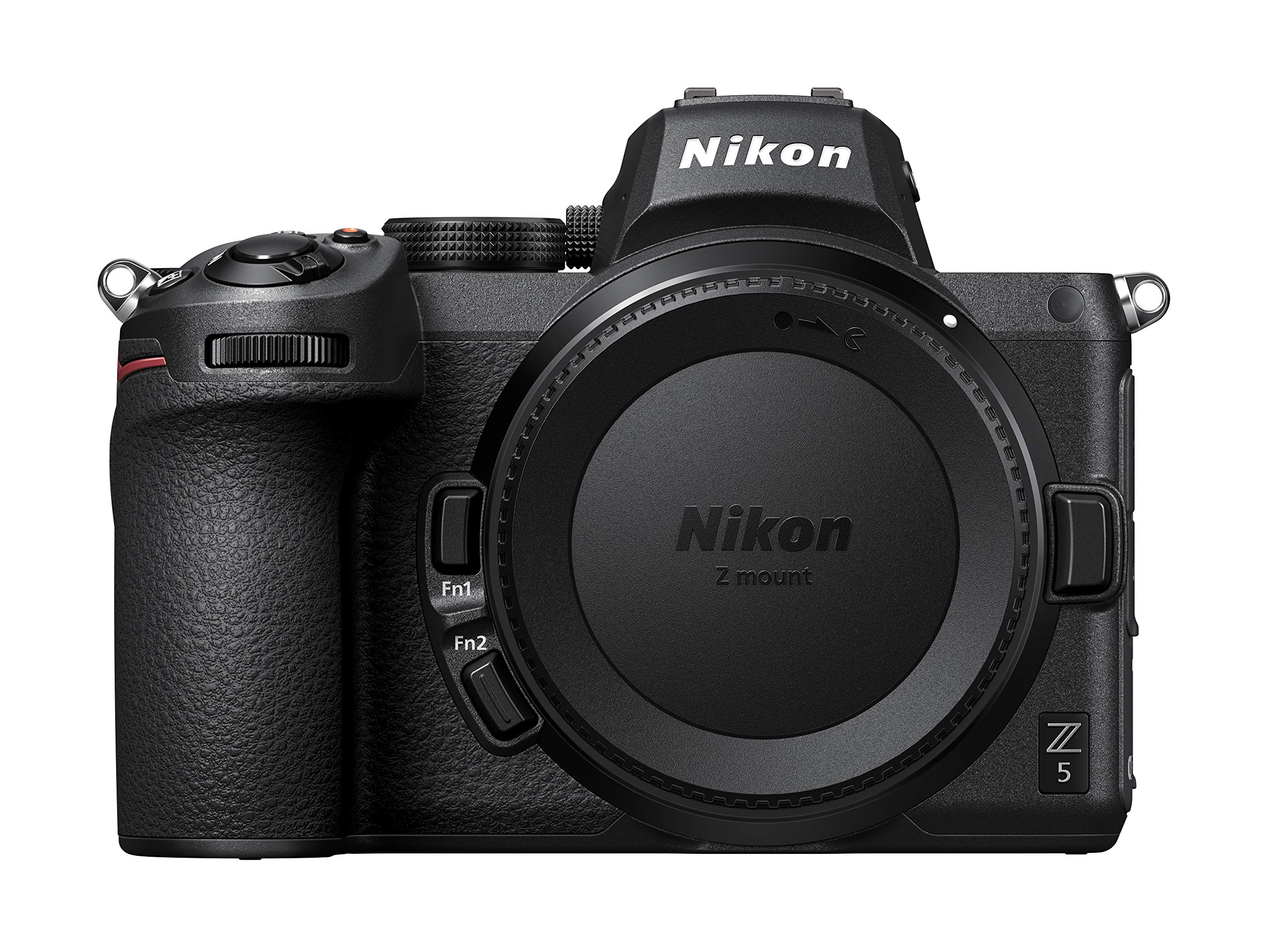 Nikon Spiegellose Z 5-Vollformatkamera (24,3 MP, 273-Punkt-Hybrid-AF mit Fokusassistent, eingebauter 5-Achsen-Bildstabilisator, 4K-UHD-Video, doppelter Speicherkartensteckplatz)