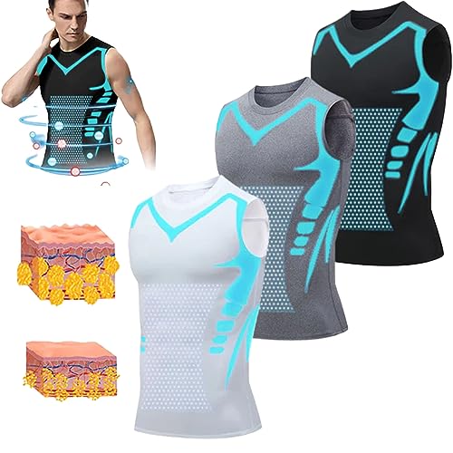 Lucky Song Ionic Shaping Vest, Luckysong Ionic Shaping Vest, Energxcell Ionic Shaping Vest, Expectsky Ion Shaping Vest (L,3Pcs)