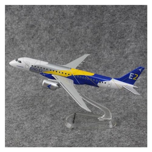 WELSAA Aerobatic Flugzeug Maßstab 1:250 Embraer E190-E2 Verkehrsflugzeug Miniatur ABS Kunststoff Statische Flugzeugmodelle Sammlerspielzeug