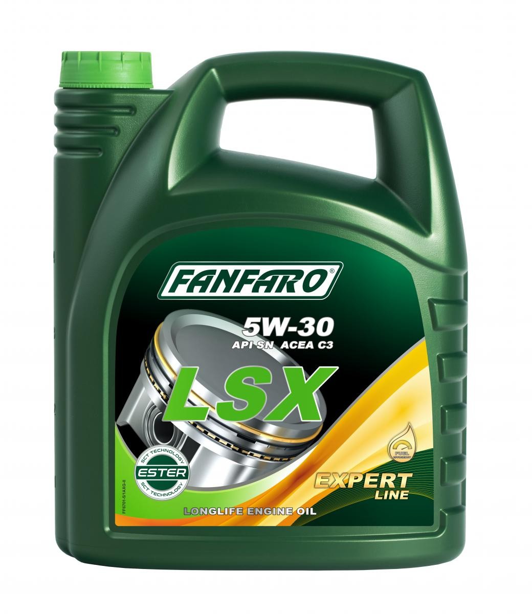 Motoröl FANFARO LSX 5W-30 API SN/CF 5 Liter