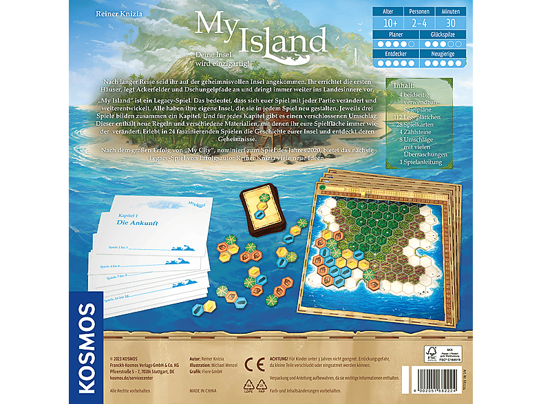 KOSMOS My Island Familienspiel Mehrfarbig