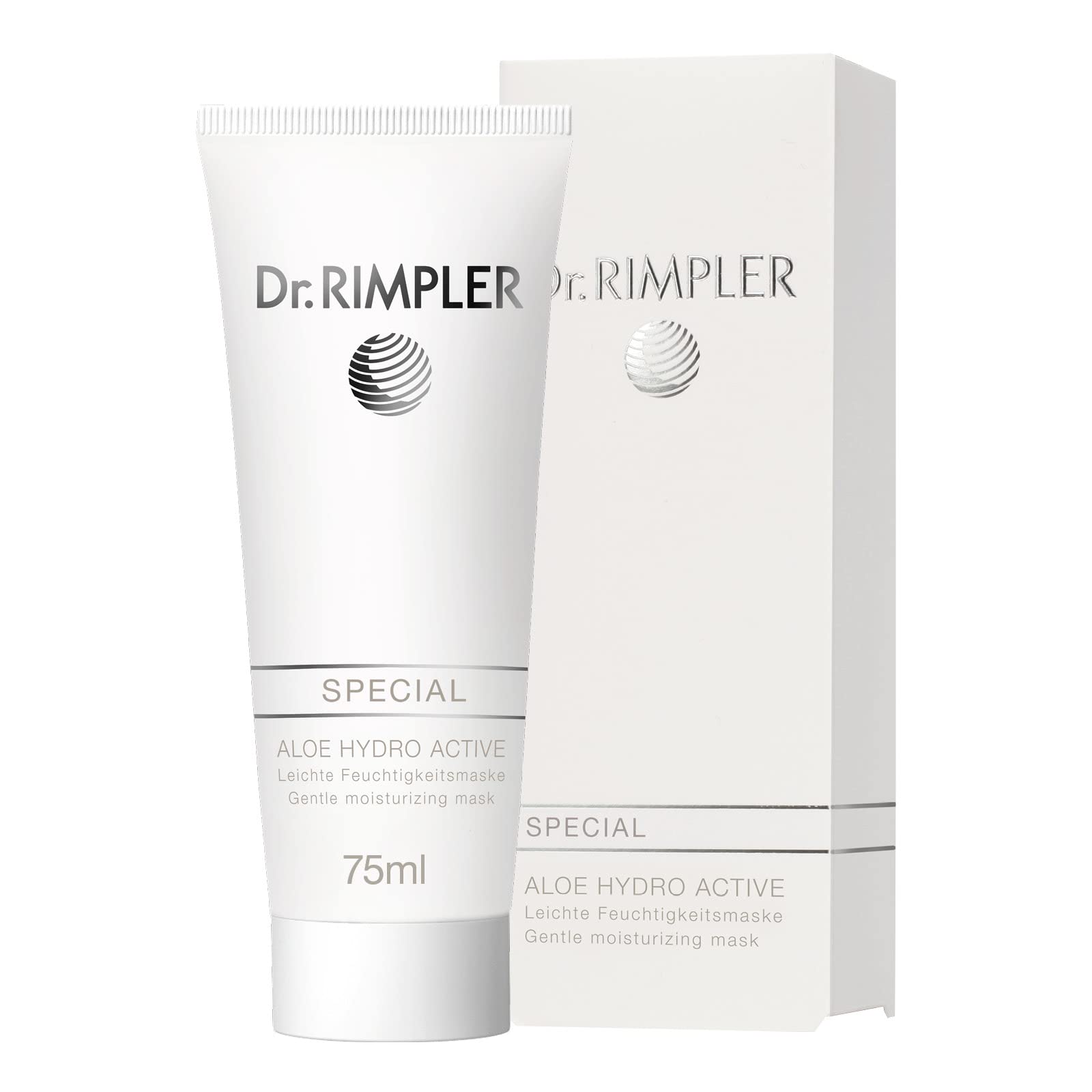 Dr. Rimpler Gesichtsmaske extra feuchtigkeitsspendend "Hydro Activ" I Pflege-Maske für den trockenen Hauttyp I Aloe Vera Crememaske, 75ml