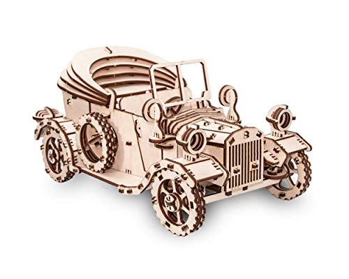 Eco Wood Art Wooden Models: Retro Car