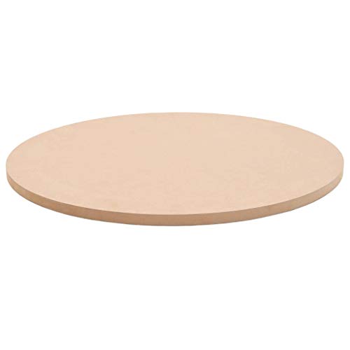 Tidyard Ersatzteil Tischplatte Rund MDF Ersatztischplatte Durchmesser 500 mm MDF-Tischplatten Beige für Esstische oder Couchtische