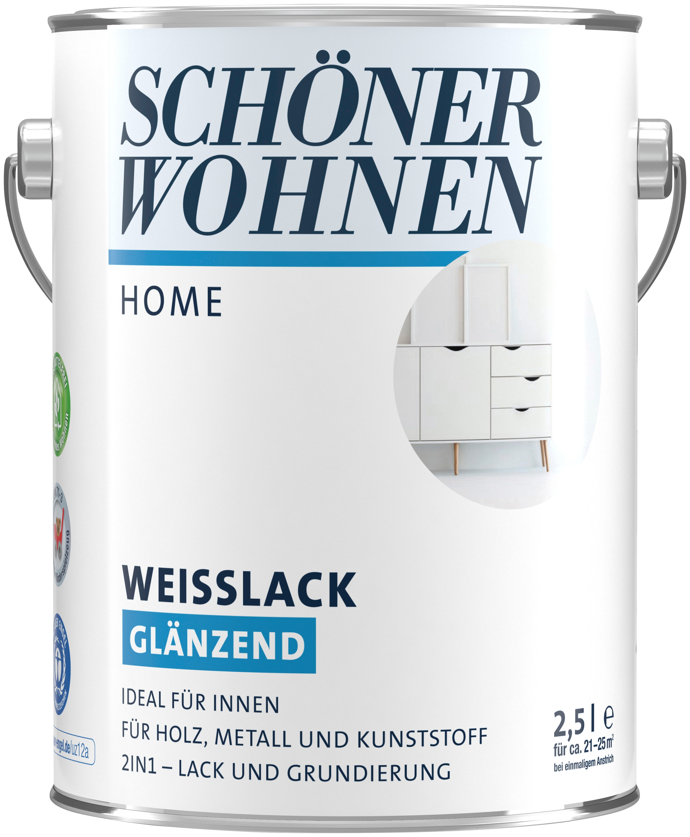 SCHÖNER WOHNEN FARBE Weißlack "Home Weißlack"