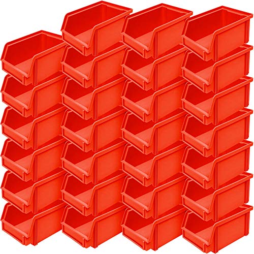 27x Sichtbox"CLASSIC“ FB 4, LxBxH 230/200x140x122 mm, Inhalt 3,7 Liter, rot