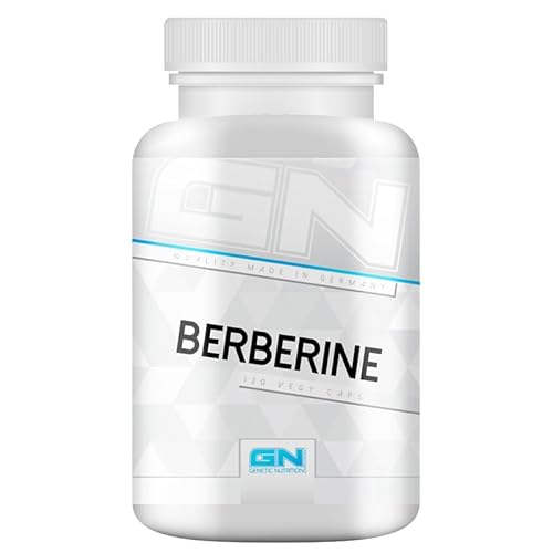 GN Laboratories Berberine (120 Berberin Kapseln hochdosiert) – 150 mg Berberinhydrochlorid je Berberin Kapsel – Berberine Supplement Made in Germany