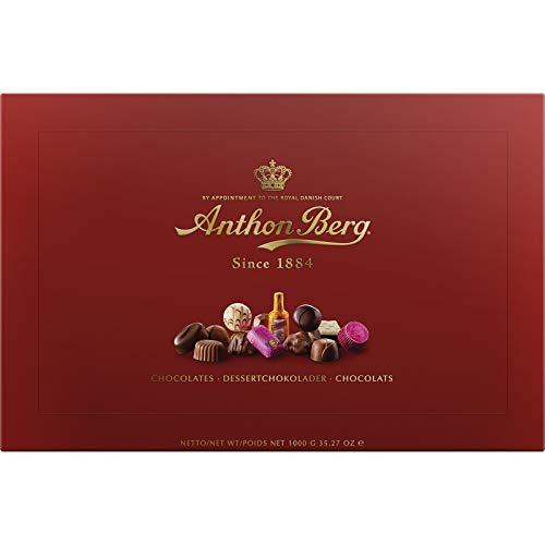 Anthon Berg Diplomat Schokoladen-Geschenkbox – Premium Edition große Kollektion 1000 g