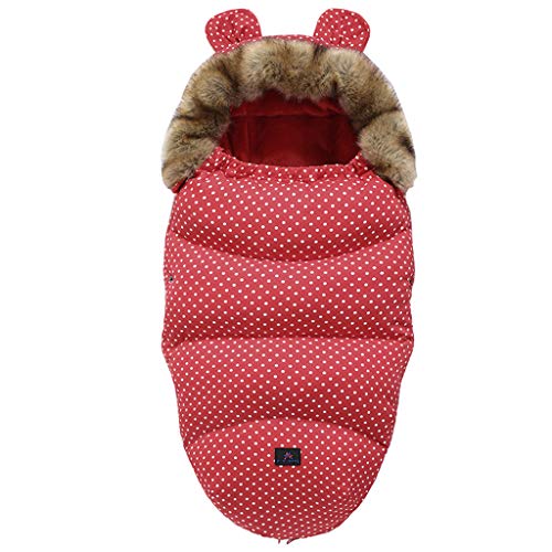 Baby Kinderwagen Schlafsack Winter Warm Schlafsäcke Robe Neugeborene Säugling Fußsack