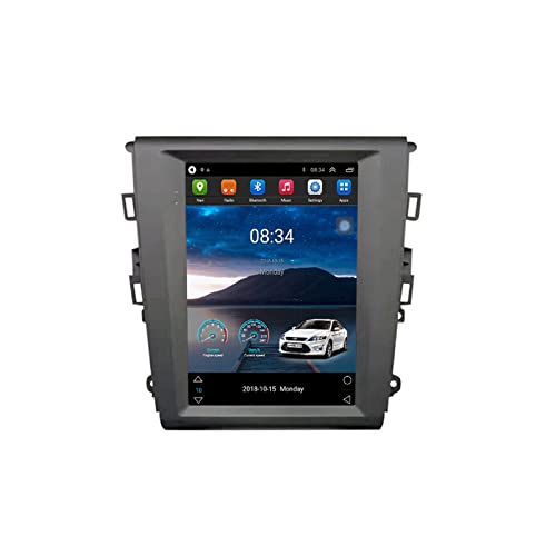 ADMLZQQ Android 11.0 Autoradio Stereo GPS Navigation MP5 Player Für Ford Mondeo 2013-2017, 9.7 Zoll Touchscreen Carplay Bluetooth FM AM RDS DSP Rückfahrkamera Lenkradsteuerung,Ts1 4core1+16