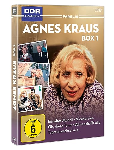 Agnes Kraus - Box 1 (Ein altes Modell, Viechereien, Oh, diese Tante, Alma schafft alle, Tapetenwechsel, Porträt per Telefon, Schauspielereien) (DDR TV-Archiv) [3 DVDs]