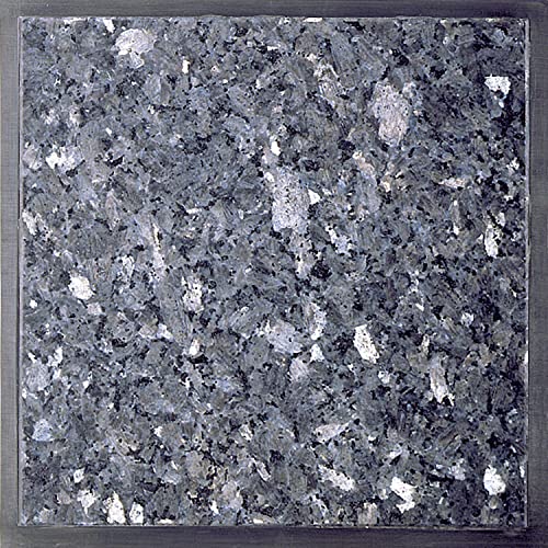 IDEENREICH Granitfeld klein, 25 x 25 x 1,2 cm, 1 Stück, Labrador Blue Pearl,