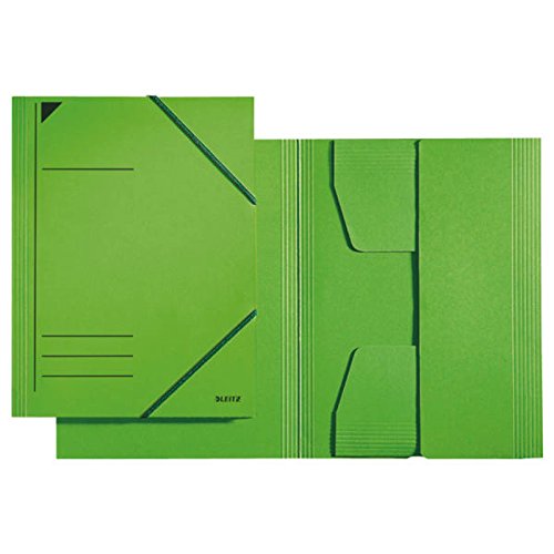 50 x Eckspannermappe, A4, Füllhöhe 350 Blatt, Colorspankarton, grün