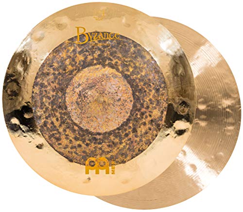 Meinl Cymbals B15DUH Byzance Extra Dry 38,1 cm (15 Zoll) Dual HiHat Becken (Paar)