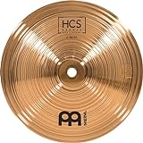 Meinl Cymbals HCS Bronze Bell High 8 Zoll (Video) Schlagzeug Becken (20,32cm) B8 Bronze, Traditionelles Finish (HCSB8BH)