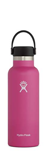 Hydro Flask Unisex – Erwachsene Flex Cap Trinkflasche, Carnation, 18 oz (532 ml) Standard Mouth