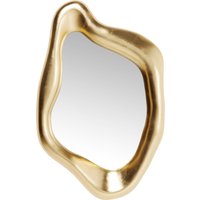 Kare Design Spiegel Hologram Gold, 119x76cm, edler Spiegel mit goldenem Rahmen in besonderer Form, verschiedene Ausführungen erhältlich