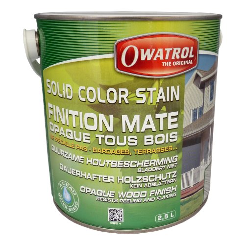 Owatrol Solid Color Stain 2,5 ltr. (Deckweiss)