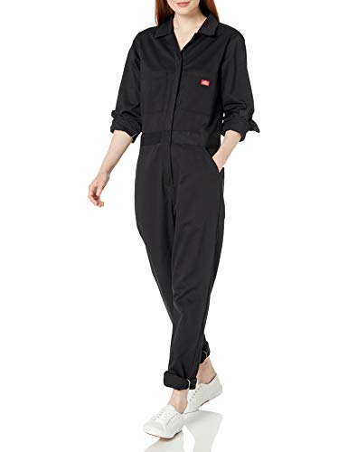 Dickies Damen Long Sleeve Cotton Twill Coverall Arbeitsschutzanzug, schwarz, X-Large
