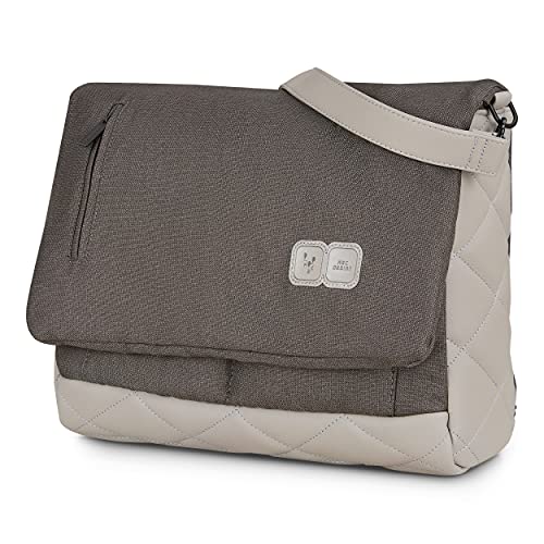 ABC Design Wickeltasche Urban Diamond Edition - Crossbody Bag mit Baby Zubehör – Messenger Bag - großes Hauptfach - breiten Schultergurt - Polyester - Farbe: herb