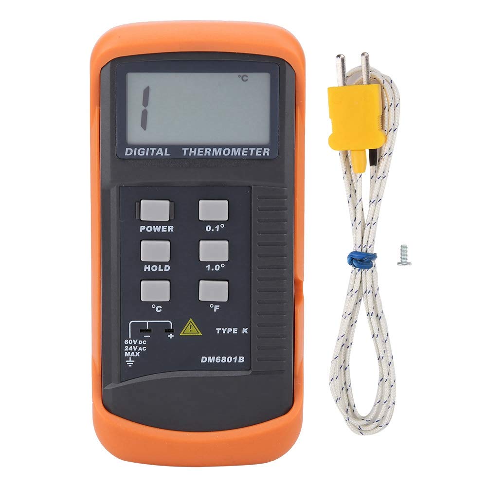 Digitales Thermometer, Einkanaliger Typ K Digitaler Thermoelementsensor, Thermometer-Temperaturmesser, -50 ° C -1300 ° C
