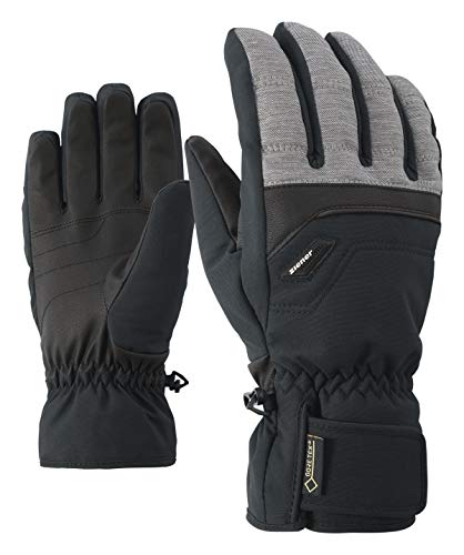 Ziener Herren Glyn GTX Gore Plus Warm Glove Alpine Ski-handschuhe, grau (dark melange), 8