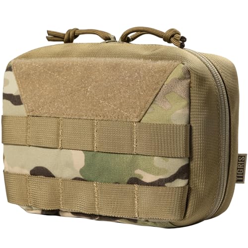 OneTigris Molle EDC Tasche, 500D Cordura Nylon Militäry Werkzeugtasche Taktische Zubehörtasche für Gadget-Dienstprogramm |MEHRWEG Verpackung