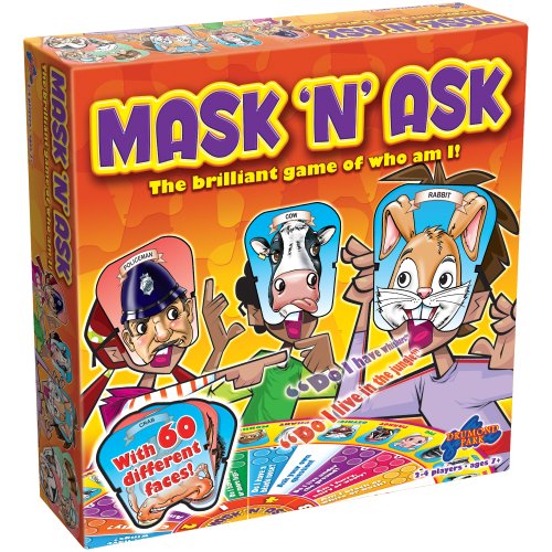 Drumond Park Mask 'N' Ask Brettspiel | Familien-Brettspiele für Kinder | Ratespiel & Vorschul-Lernspielzeug | Kinder Brettspiel geeignet für Kinder ab 6 7 8 9 Jahren